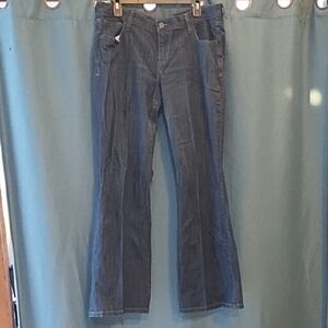 Diva Denim with Gold Stitching